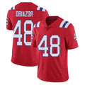 Ndoa NE.Patriots #48 Namdi Obiazor Player Red Vapor Untouchable Home Game Stitched Jerseys