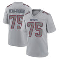 Ndoa NE.Patriots #75 Alijah Vera-Tucker Player Gray Fashion Limited Home Game Stitched Jerseys