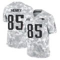 Ndoa NE.Patriots #85 Hunter Henry Player Arctic Camo Salute To Service Limited Game Stitched Jerseys