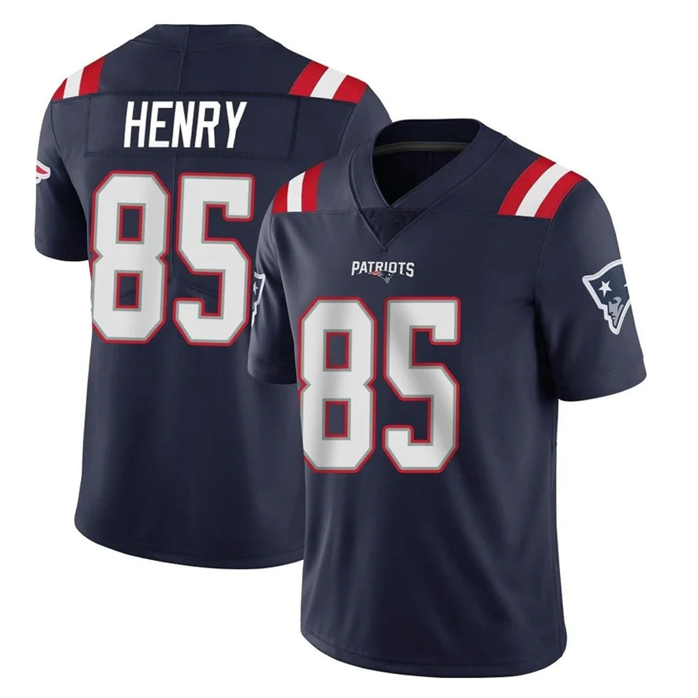 Ndoa NE.Patriots #85 Hunter Henry Player Navy Vapor Untouchable Home Game Stitched Jerseys