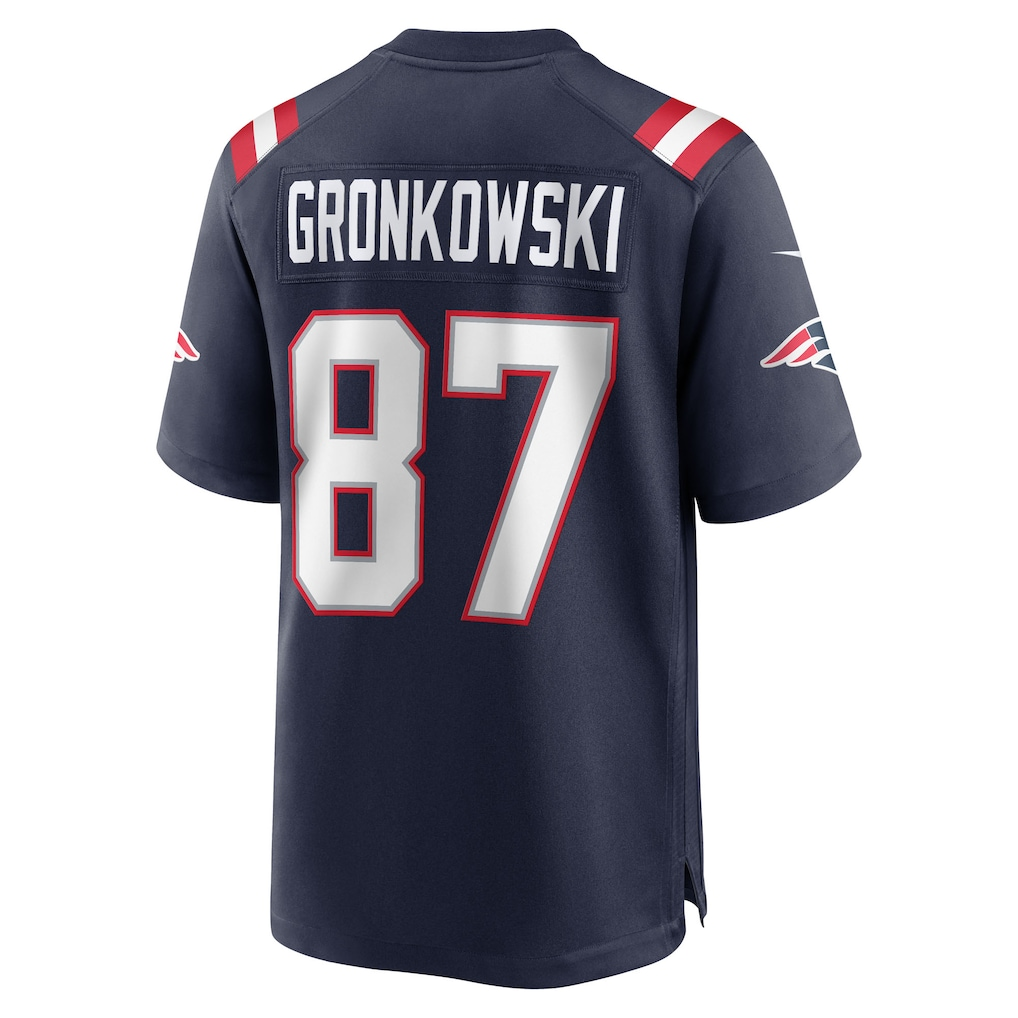 Ndoa NE.Patriots #87 Rob Gronkowski Navy Team Retired Player Game Stitched Jerseys