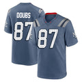 Ndoa NE.Patriots #87 Romeo Doubs Player Blue Rivalries Collection Home Game Stitched Jerseys