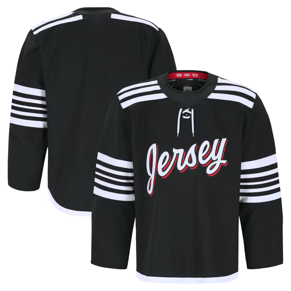 Ndoa N.Jersey Devils Black Alternate Authentic Pro Jerseys