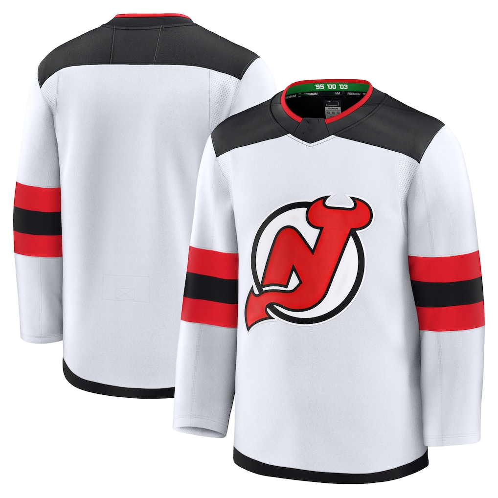 Ndoa N.Jersey Devils White Away Premium Jerseys