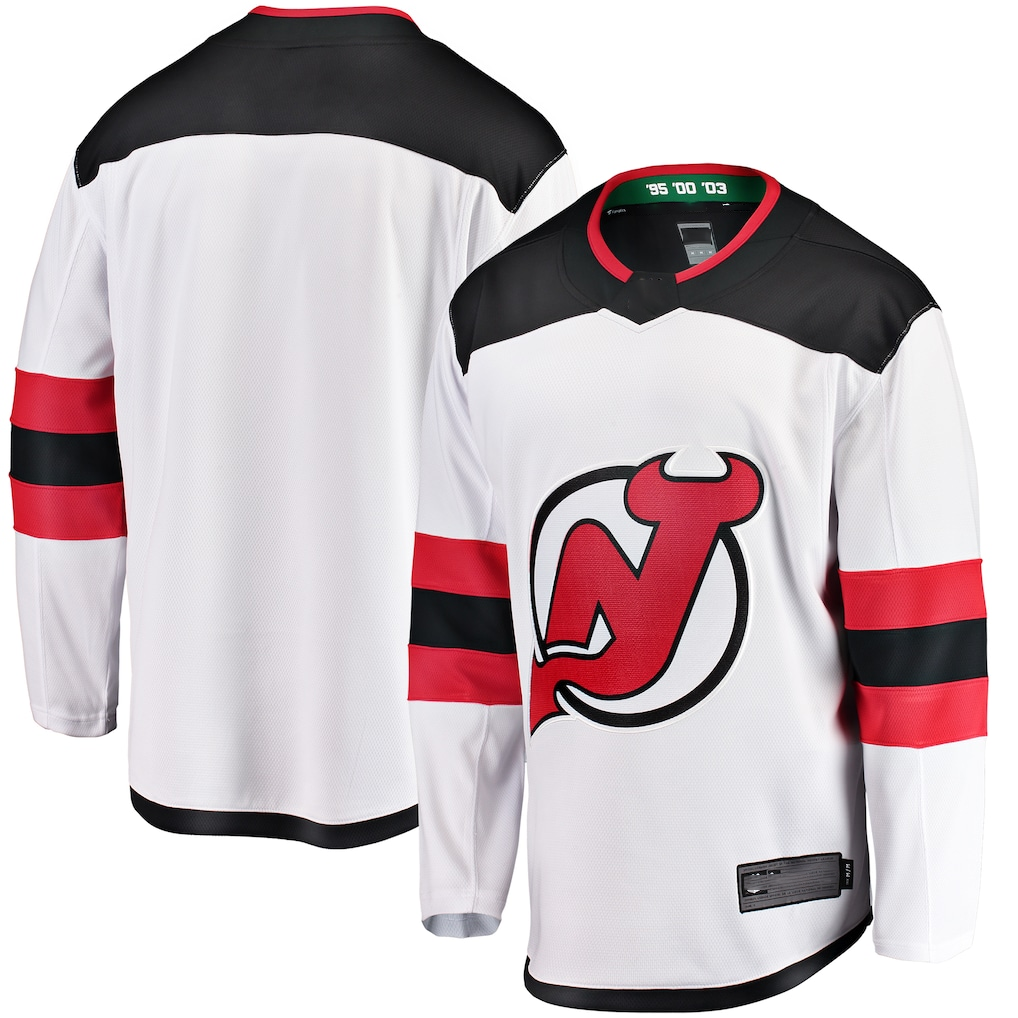 Ndoa N.Jersey Devils White Breakaway Away Jerseys