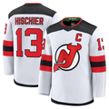 Ndoa N.Jersey Devils #13 Nico Hischier White Away Premium Jerseys