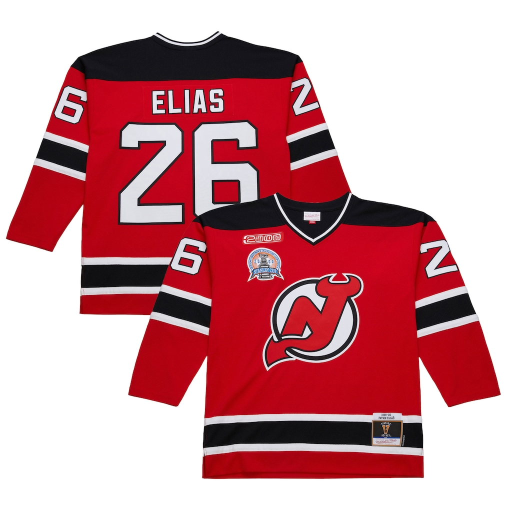 Ndoa N.Jersey Devils #26 Patrik Elias Red 1999-00 Power Play Jerseys