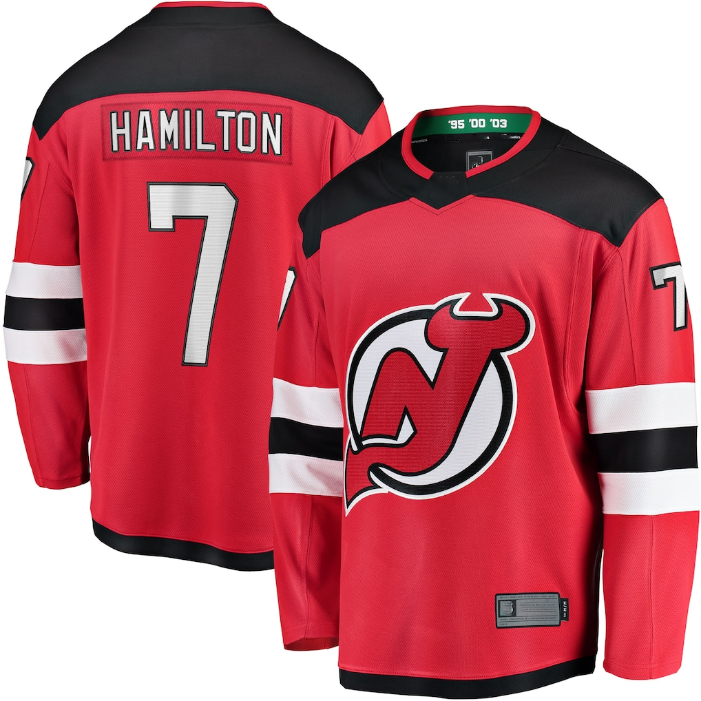 Ndoa N.Jersey Devils #7 Dougie Hamilton Red Breakaway Player Jerseys