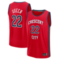 Ndoa NO.Pelicans #22 Derik Queen Red Fast Break Replica Player Stitched Jerseys- Statement Edition