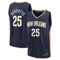 Ndoa NO.Pelicans #25 Trey Murphy III Navy Fast Break Replica Stitched Jerseys- Icon Edition