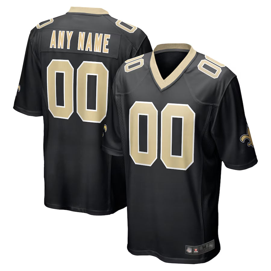 Ndoa Custom NO.Saints Home Replica Game Stitched Jerseys