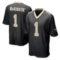 Ndoa NO.Saints #1 Kool-Aid McKinstry Player Black Home Game Stitched Jerseys