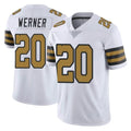 Ndoa NO.Saints #20 Pete Werner Player White Limited Color Rush Home Game Stitched Jerseys