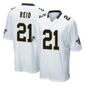 Ndoa NO.Saints #21 Justin Reid Player White Home Game Stitched Jerseys
