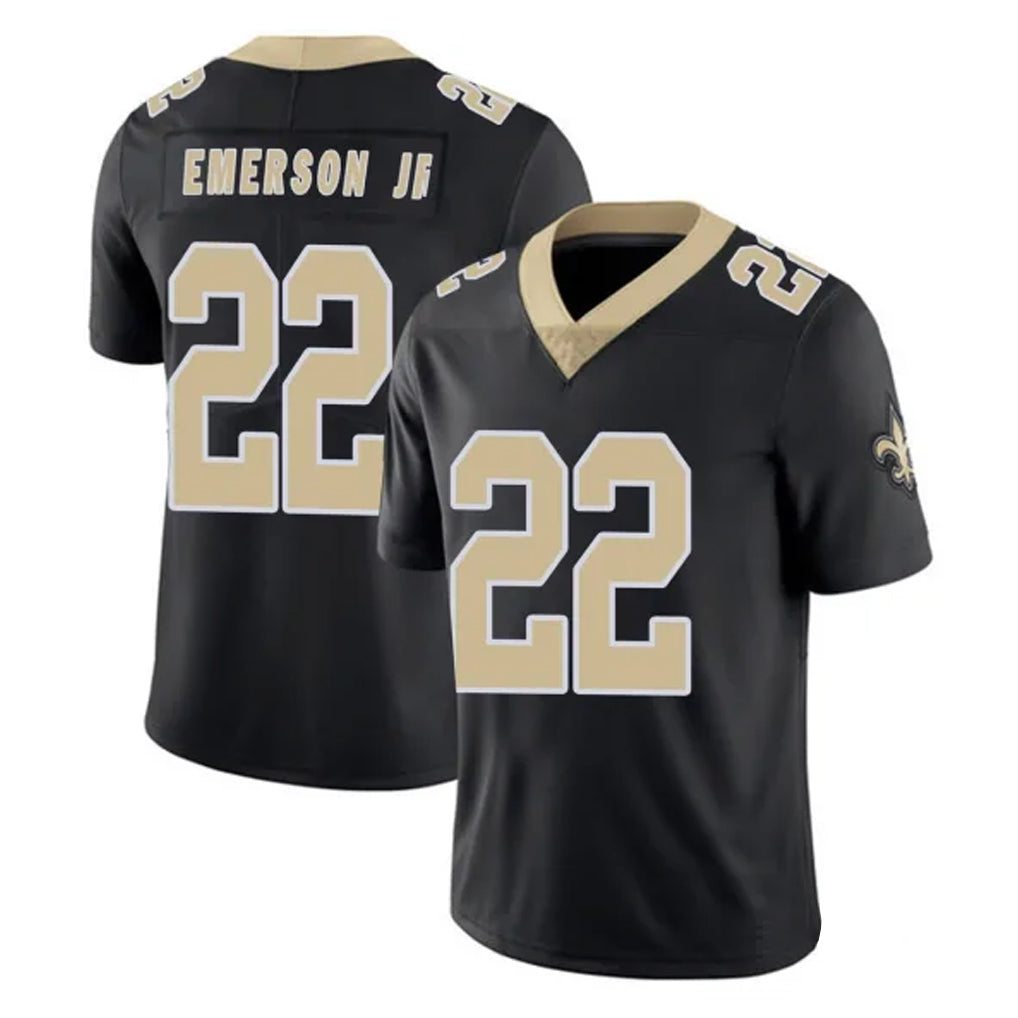 Ndoa NO.Saints #22 Martin Emerson Jr. Player Black Limited Vapor Untouchable Home Game Stitched Jerseys