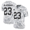 Ndoa NO.Saints #23 Julian Blackmon Player Arctic Camo Salute To Service Limited Game Stitched Jerseys