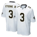 Ndoa NO.Saints #3 Travis Etienne Jr. Player White Home Game Stitched Jerseys