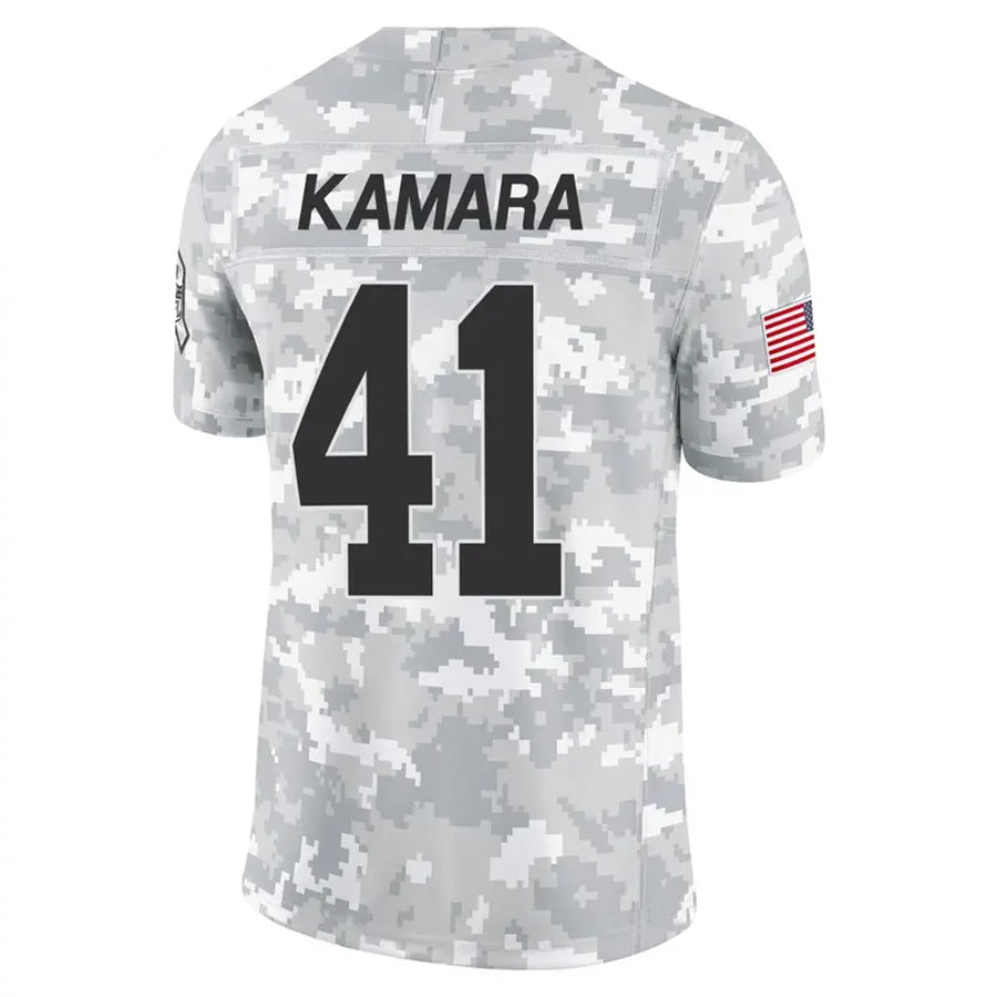 Ndoa NO.Saints #41 Alvin Kamara Player Arctic Camo Salute to Service Limited Stitched Jerseys