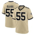 Ndoa NO.Saints #55 Kaden Elliss Player Gold Home Game Stitched Jerseys