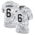 Ndoa NO.Saints #6 Tyler Shough Player Arctic Camo Salute To Service Limited Game Stitched Jerseys