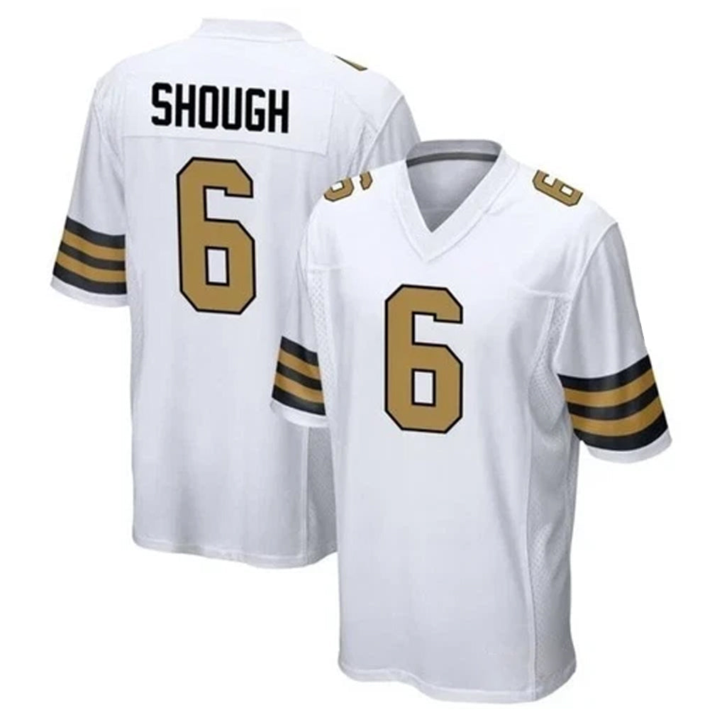 Ndoa NO.Saints #6 Tyler Shough Player White Alternate Home Game Stitched Jerseys