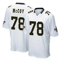 Ndoa NO.Saints #78 Erik McCoy Player White Home Game Stitched Jerseys