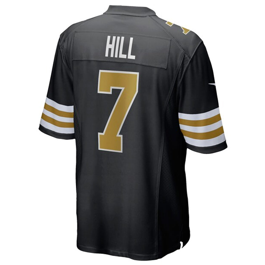 Ndoa NO.Saints #7 Taysom Hill Player Black Alternate Game Stitched Jerseys