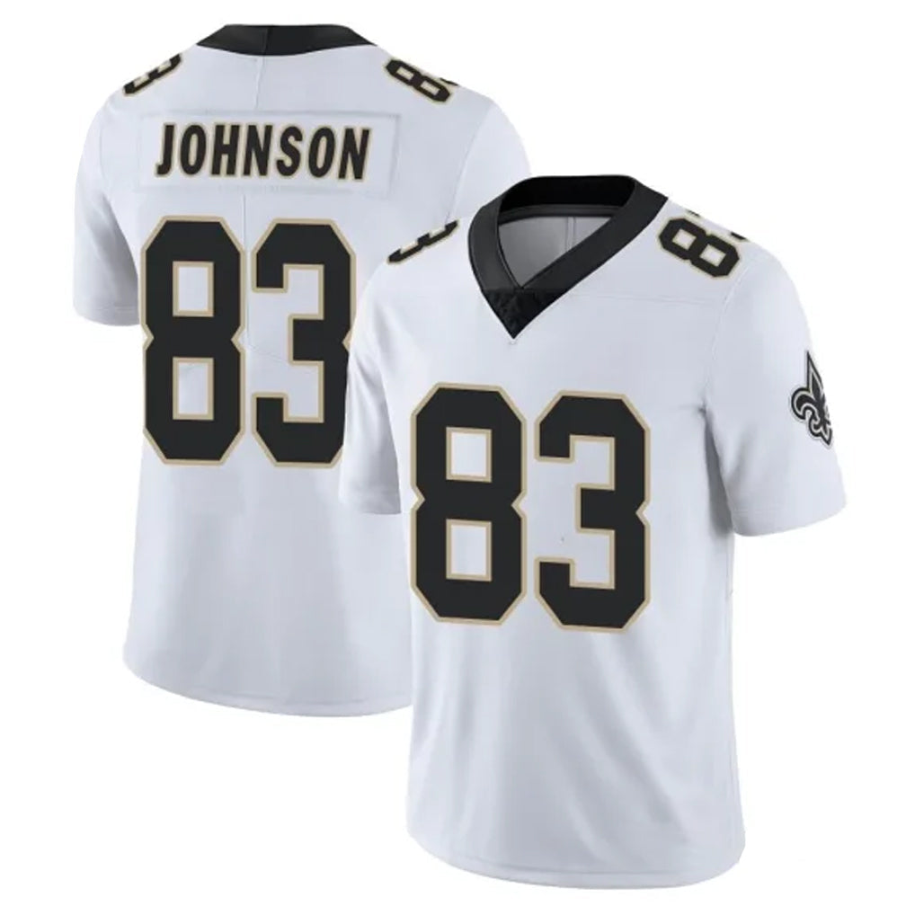 Ndoa NO.Saints #83 Juwan Johnson Player White Limited Vapor Untouchable Home Game Stitched Jerseys