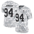 Ndoa NO.Saints #94 Cameron Jordan Player Arctic Camo Salute to Service Limited Stitched Jerseys
