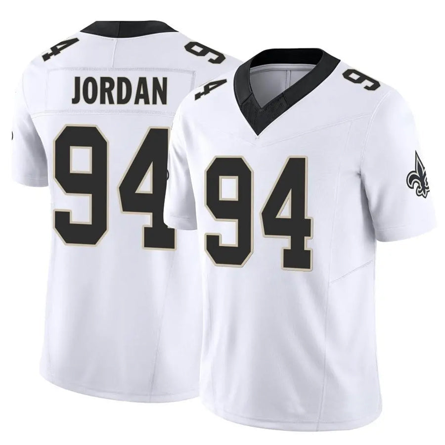 Ndoa NO.Saints #94 Cameron Jordan Player White Vapor F.U.S.E. Limited Stitched Jerseys