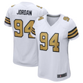 Ndoa NO.Saints #94 Cameron Jordan White Elite Player Stitched American Stitched Jerseys