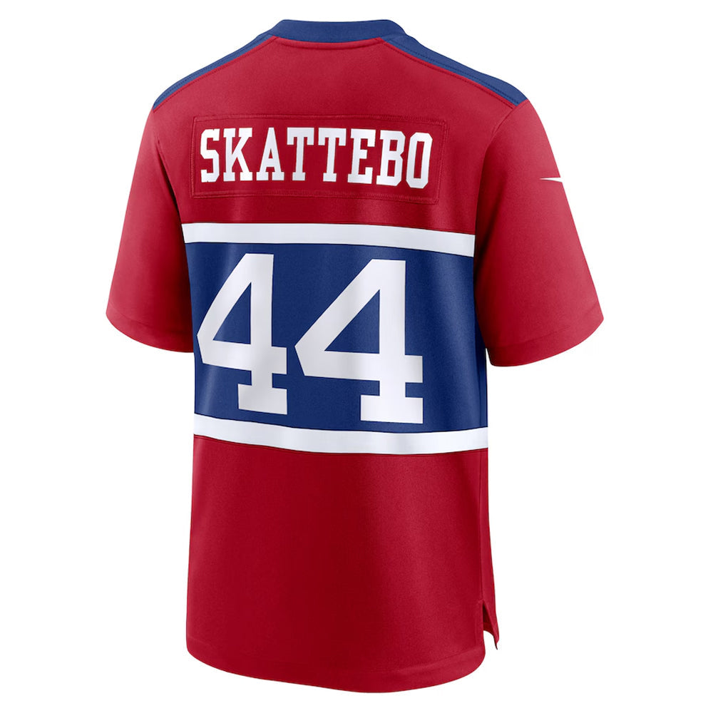 Ndoa NY.Giants #44 Cam Skattebo Player Century Red Home Game Stitched Jerseys
