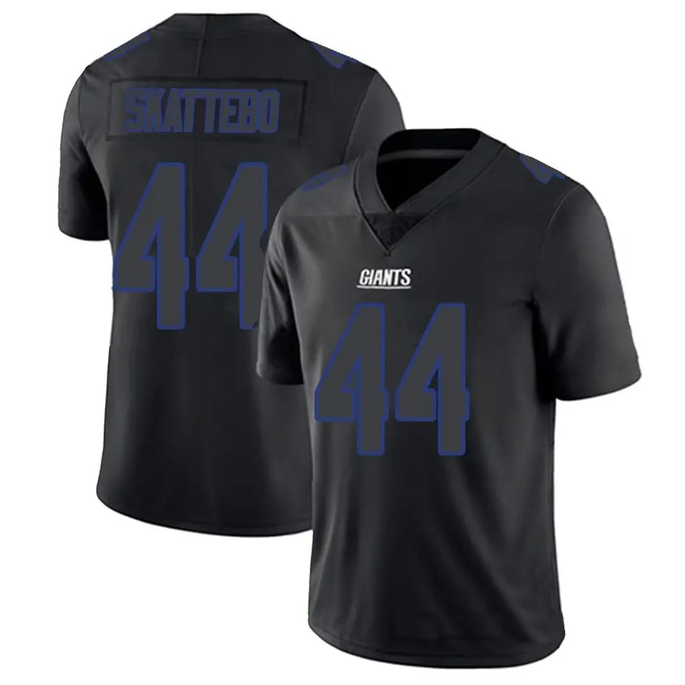 Ndoa NY.Giants #44 Cam Skattebo Player Limited Black Impact Stitched Jerseys