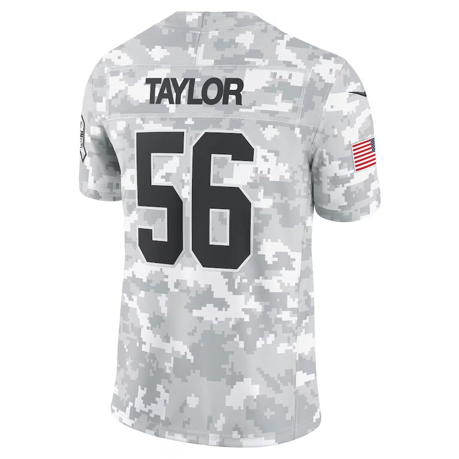 Ndoa NY.Giants #56 Lawrence Taylor Arctic Camo 2024 Salute to Service Retired Player Limited Stitched Jerseys