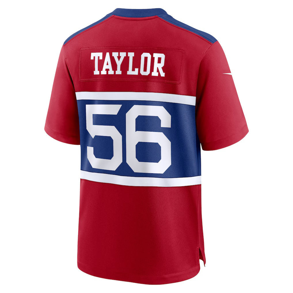 Ndoa NY.Giants #56 Lawrence Taylor Century Red Alternate Retired Player Game Stitched Jerseys