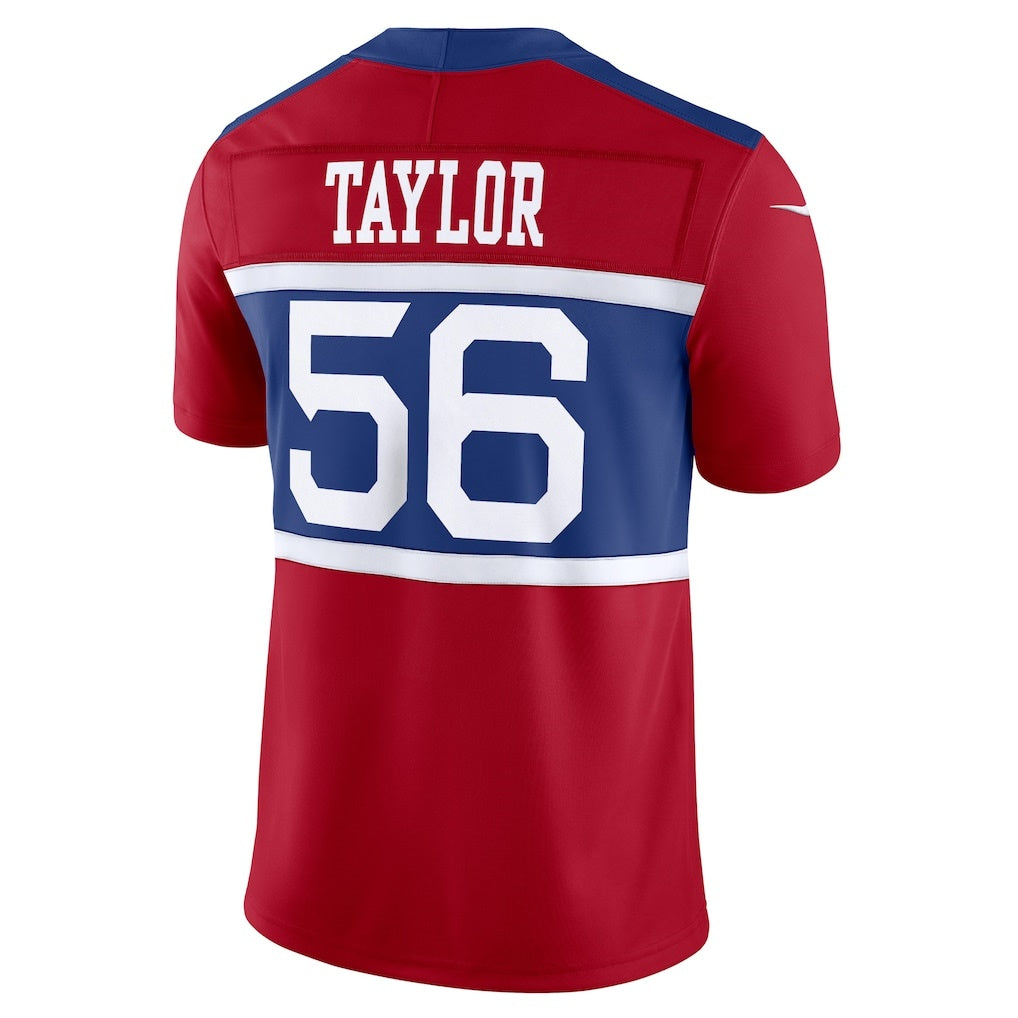 Ndoa NY.Giants #56 Lawrence Taylor Century Red Alternate Vapor F.U.S.E. Retired Player Limited Stitched Jerseys