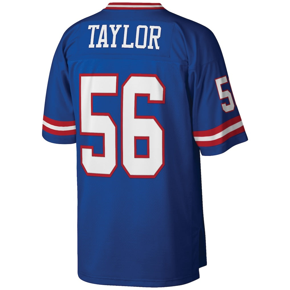 Ndoa NY.Giants #56 Lawrence Taylor Mitchell & Ness Royal Big & Tall Retired Player Replica Stitched Jerseys