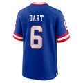 Ndoa NY.Giants #6 Jaxson Dart Player Royal Alternate Classic Game Stitched Jerseys