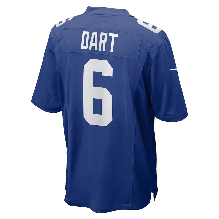 Ndoa NY.Giants #6 Jaxson Dart Player Royal Home Game Stitched Jerseys