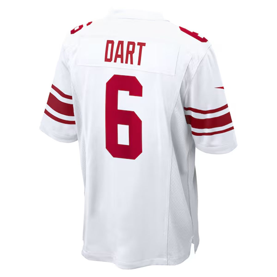 Ndoa NY.Giants #6 Jaxson Dart Player White Home Game Stitched Jerseys