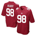 Ndoa NY.Giants #98 DJ Reader Player Red Home Game Stitched Jerseys
