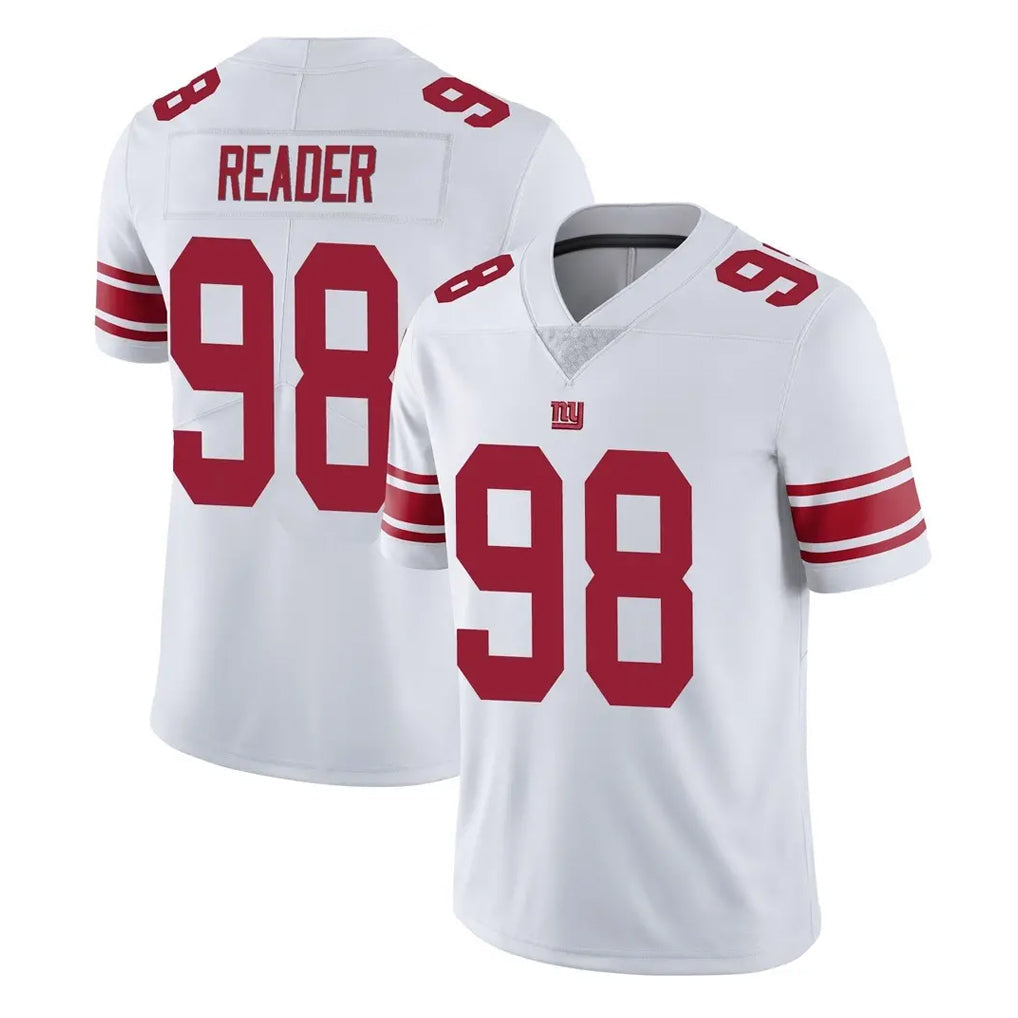 Ndoa NY.Giants #98 DJ Reader Player White Limited Vapor Untouchable Home Game Stitched Jerseys