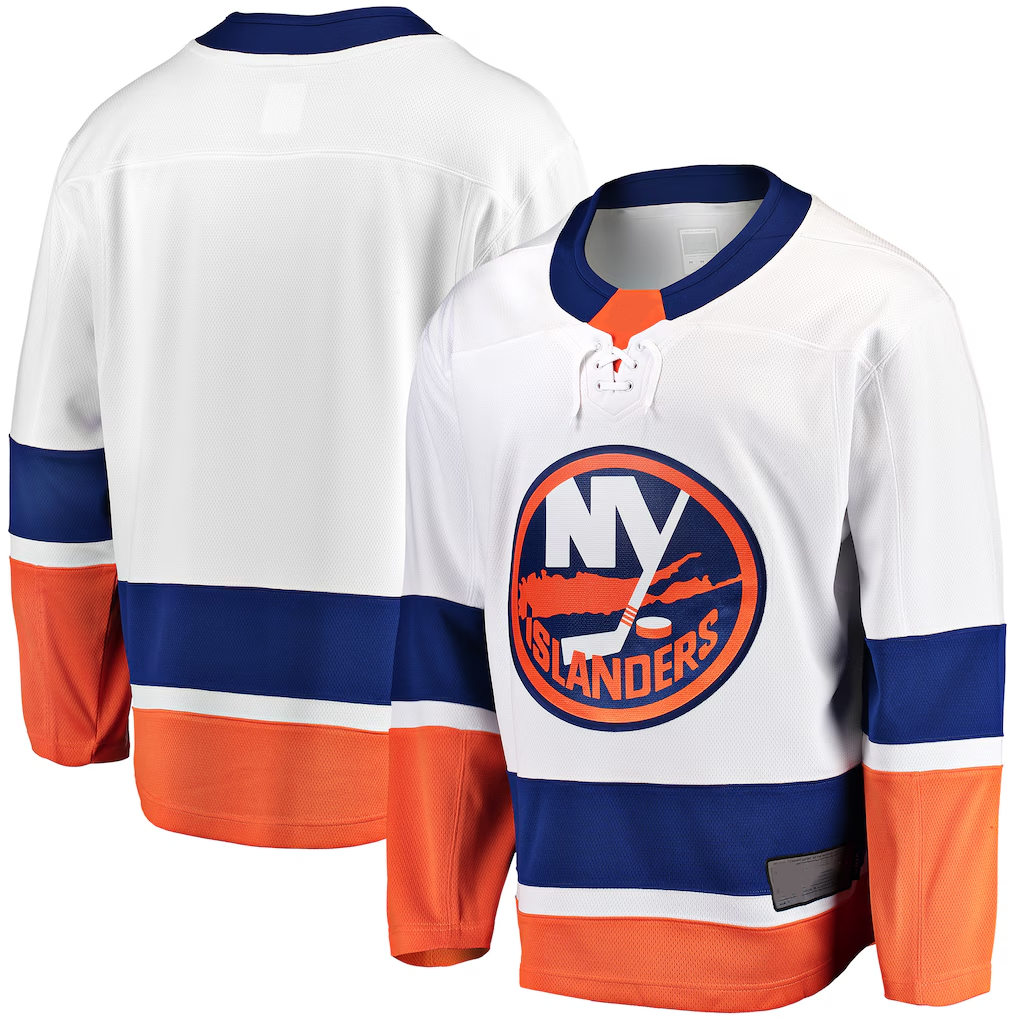Ndoa NY.Islanders White Breakaway Away Jerseys