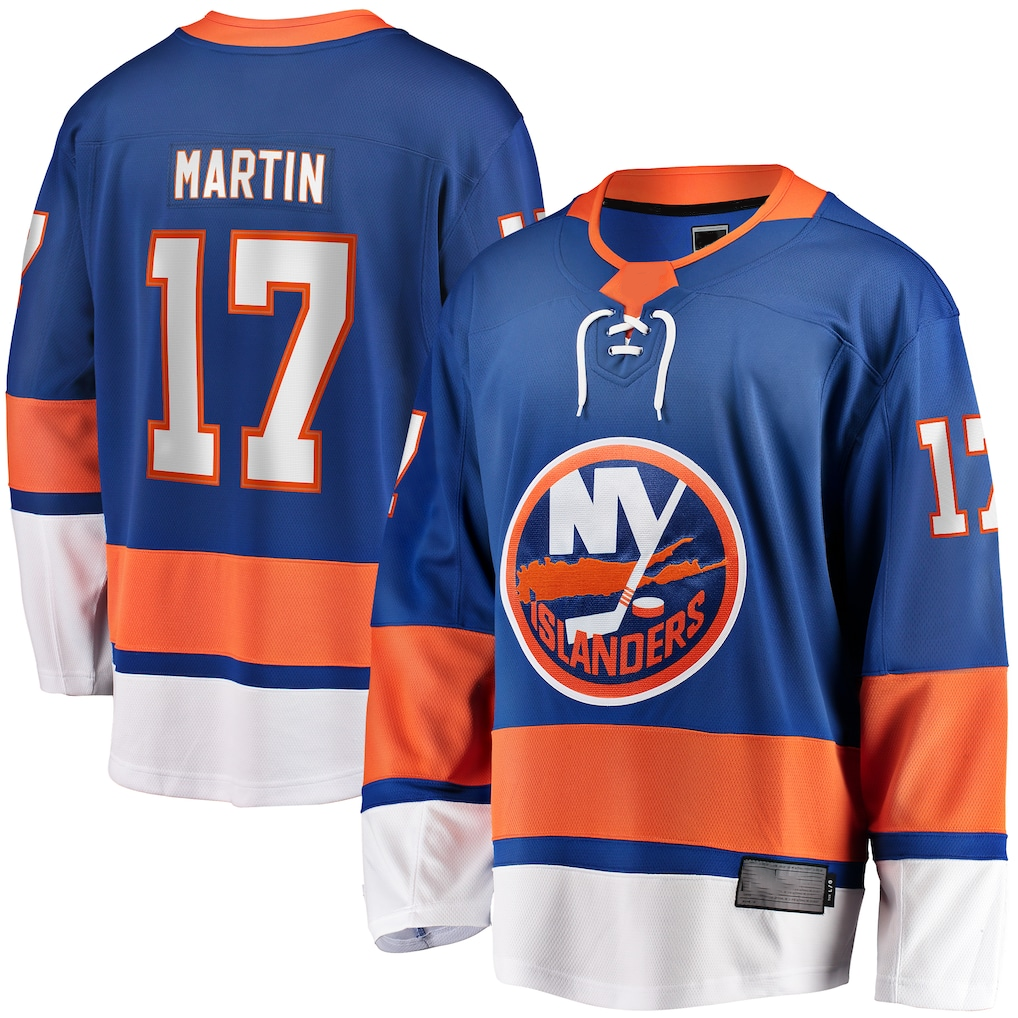Ndoa NY.Islanders #17 Matt Martin Home Breakaway Player Jerseys - Royal