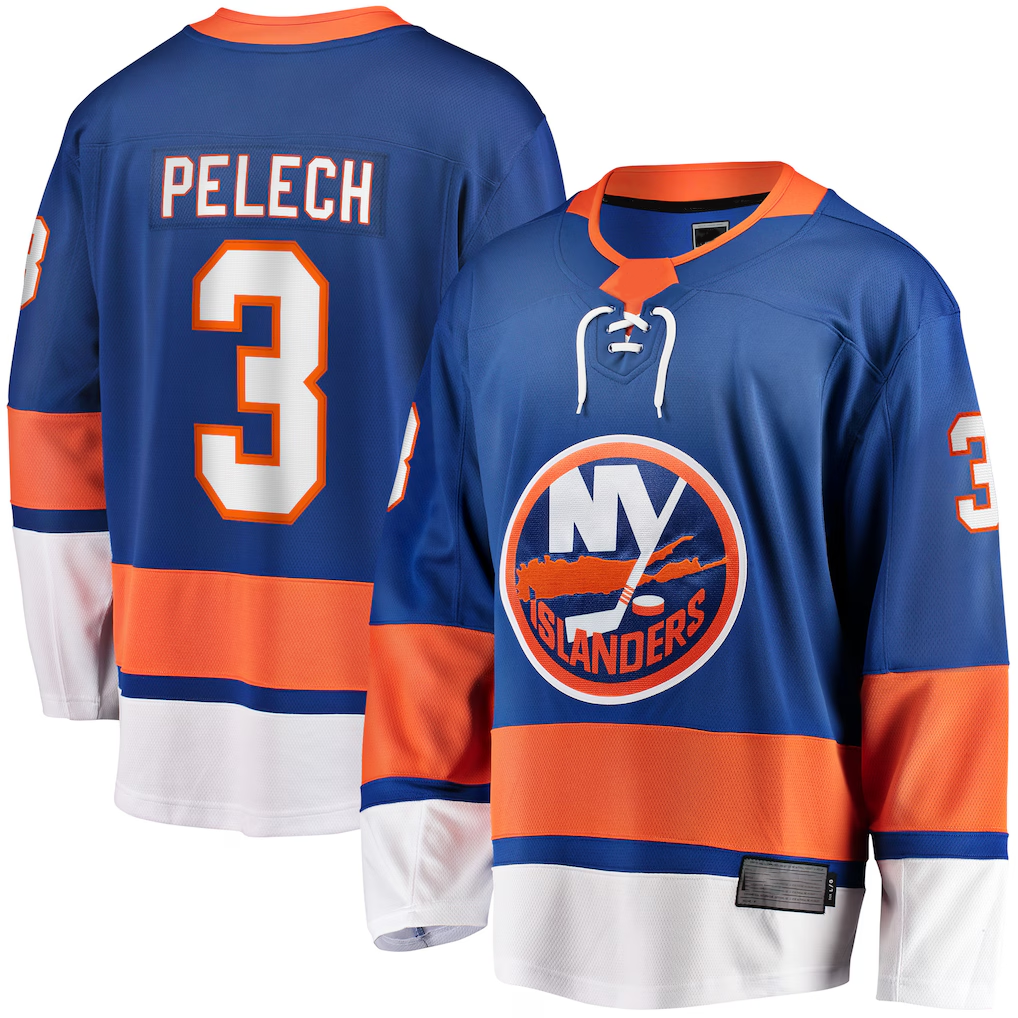 Ndoa NY.Islanders #3 Adam Pelech Royal Home Breakaway Player Jerseys
