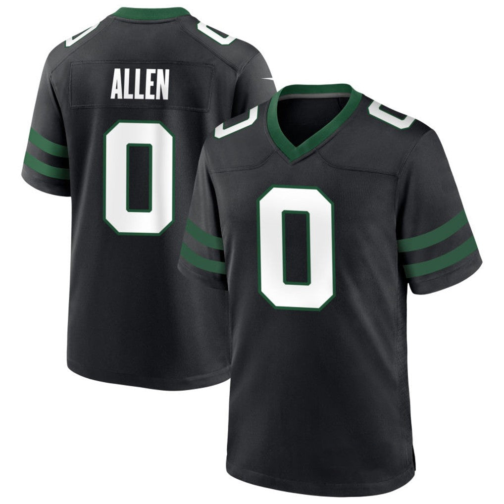 Ndoa NY.Jets #0 Braelon Allen Player Black Home Game Stitched Jerseys