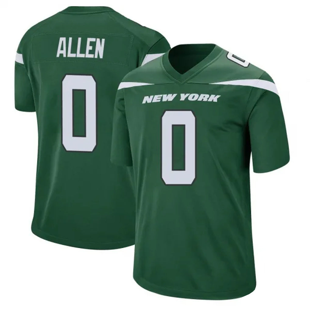 Ndoa NY.Jets #0 Braelon Allen Player Green Game Stitched Jerseys