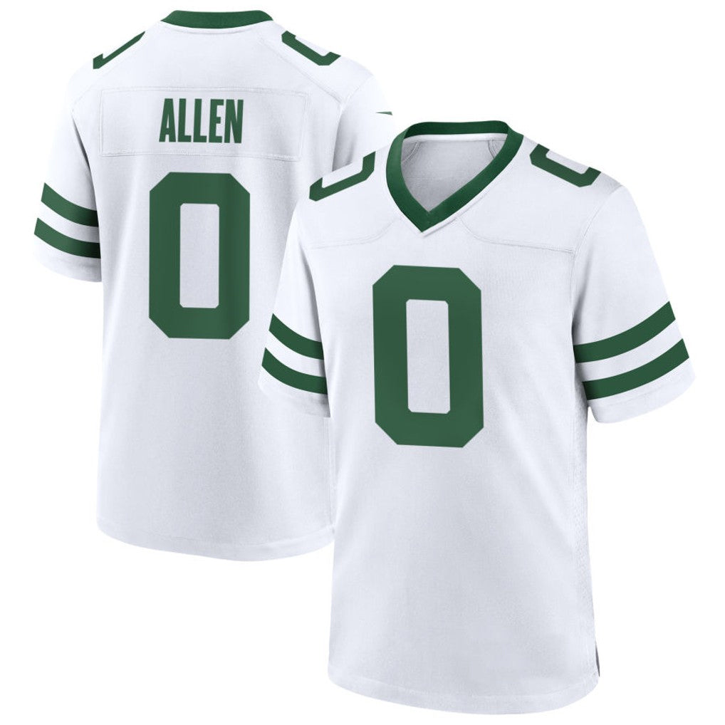 Ndoa NY.Jets #0 Braelon Allen Player White Home Game Stitched Jerseys