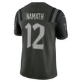 Ndoa NY.Jets #12 Joe Namath Player Gotham Green Rivalries Collection Limited Stitched Jerseys