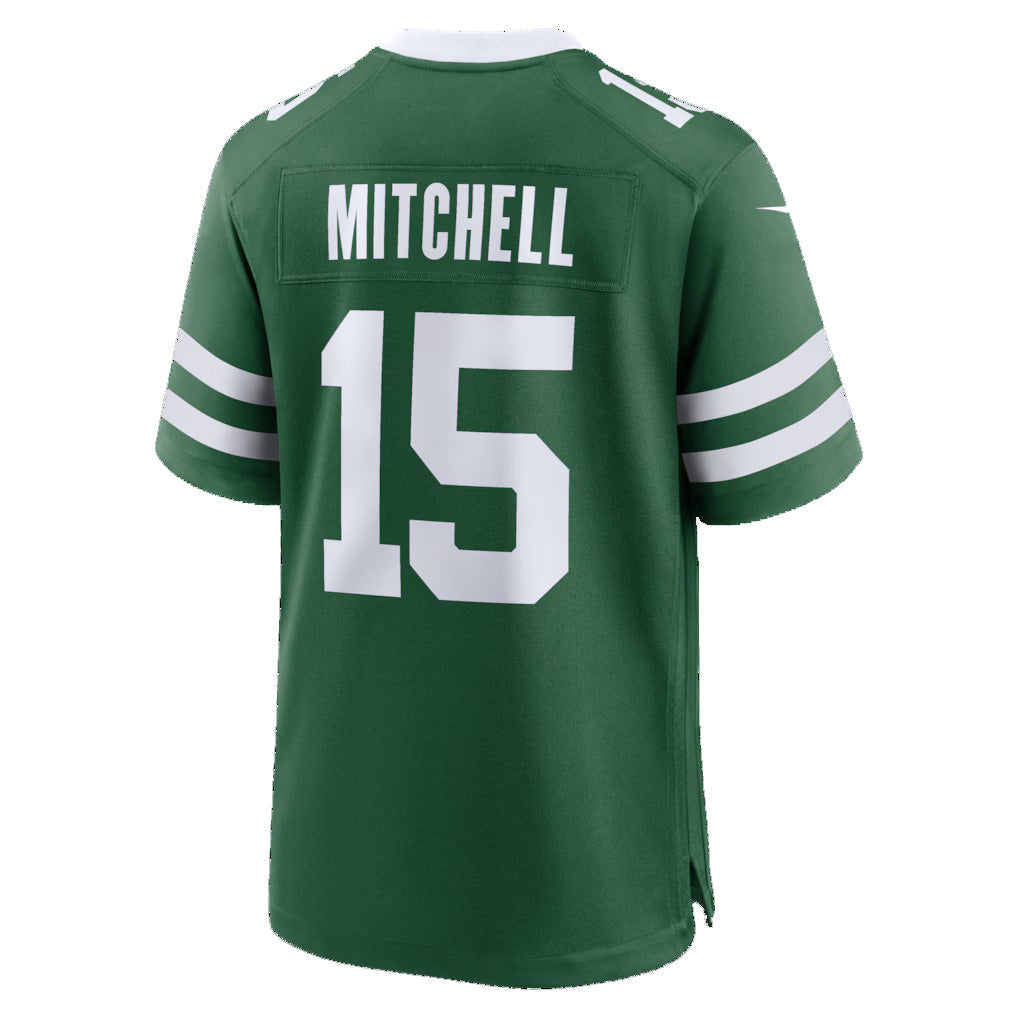 Ndoa NY.Jets #15 Adonai Mitchell Legacy Green Team Game Stitched Jerseys